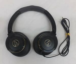 【中古・ジャンク】★Audio technica オーディオテクニカ ATH-WS660BT ワイヤレスヘッドホン コードケーブル付