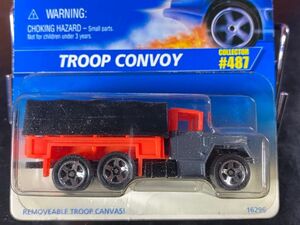 ホットウィール HOTWHEELS TROOP CONVOY トラック #487