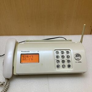 YK2333 パナソニック おたっくす KX-PW603-W 電話機 通話OK fax未確認　現状品　0415