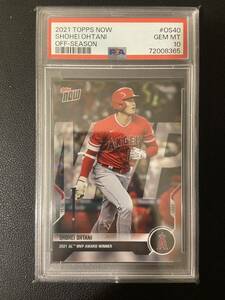 大谷翔平 【最高評価PSA10】 2021 TOPPS NOW/ MLB MVP受賞記念限定カード