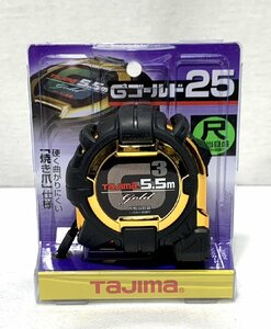 ▽TAJIMA タジマ G3ゴールドロック-25 5.5m 尺相当目盛付 G3GL25-55SBL 未使用▽011296