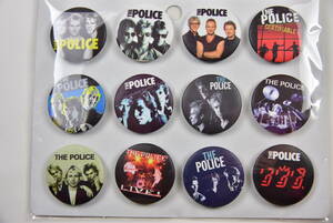 ◆缶バッジ12個セット◆THE POLICE ポリス　STING◆3.1センチ◆