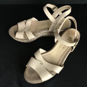 ダイアナ/DIANA Romache★厚底サンダル/アンクルストラップ【23.5/ベージュ/BEIGE】Shoes/sandal◆Q-225