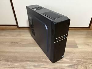 PC　スリムケース　M-ATX　SFX250ｗ電源搭載　DVＤスーパーマルチ付き　中古　OEM品