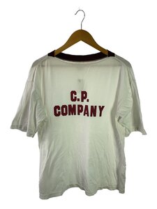 C.P.COMPANY◆80s/マッシモオスティ/Tシャツ/4/コットン/WHT