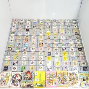 357) ニンテンドー64 ソフト 138点 まとめ売り 動作未確認 ジャンク Nintendo64 マリオ ゼルダ ポケモン ドンキーコング 等