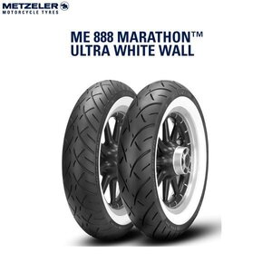 METZELER メッツラー 2408500 ME888 MARATHON ULTRA WHITEWALL フロント MH90 - 21 M/C 54H TL MZ8019227240856