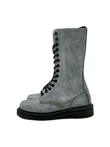 Dr.Martens◆レースアップブーツ/UK4/GRY/レザー/1914