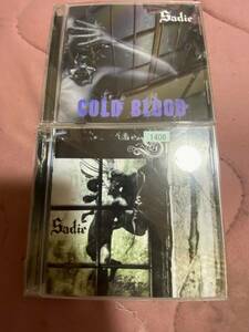 Sadie (サディ)）ベストアルバム CD SINGLES +アルバム CD COLD BLOOD 計2枚セット レンタルアップ品