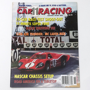 絶版 米国スロットカー雑誌　Model Car Racing Magazine 11号　2003年9/10月号 フォードGTマーク4 Can-Am シェルビー・デイトナ・コブラ 他