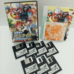 11t1681b2k 機装神伝ゲンカイザー TGL シュミレーションRPG PC-98用 3.5インチ版 PCゲーム 特典CD ポスター付き