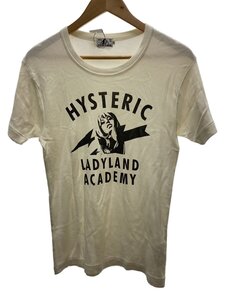 HYSTERIC GLAMOUR◆Tシャツ/S/コットン/WHT/02182CT09