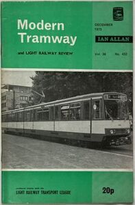 MODERN tramway and Rail Transit(現代の路面電車と鉄道交通) 1973年12月号