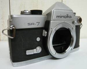 昭和レトロ 当時物 RETRO CAMERA MINOLTA ミノルタ フィルム カメラ 一眼レフ SR-7 ボディ Made in japan 日本製