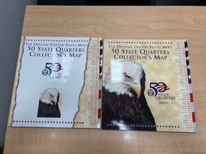  50 STATE QUARTERS CLLECTORS MAP MINT オフィシャル 個人保管