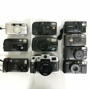 【清掃動作確認済】 Ricoh , EDX , Olympus , Canon , Fujifilm コンパクトフィルム 10点セット まとめ ●ジャンク品 [8958TMC]