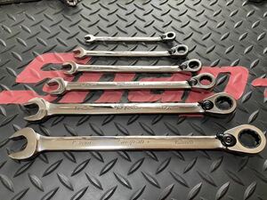 即決　絶版スナップオン Snap-on フランクドライブプラスラチェットコンビレンチセット　SOEXRM8〜SOEXRM19