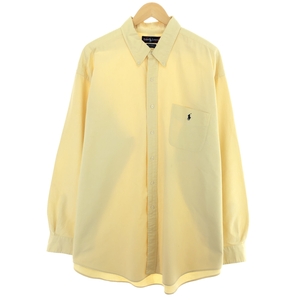 古着 ラルフローレン Ralph Lauren BIG SHIRT 長袖 ボタンダウンシャツ メンズXXL /eaa460870