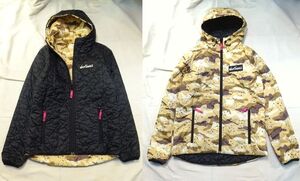 WILDTHINGS X-girl PRIMALOFT ワイルドシングス エックスガール プリマロフト リバーシブル ジャケット 迷彩柄 カモフラージュ 