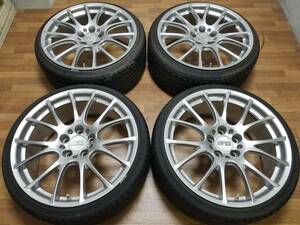 【美品】19インチ 8.5J +43 & 9J +40 PCD114.3 BBS RE-V RE048 RE070 鍛造 クラウン セルシオ アリスト レクサス RE-V7 LM-R RG-R RS-GT RF