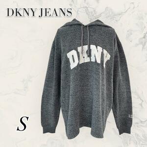 DKNY JEANS ダナキャランジーンズ　パーカー　プルオーバー グレー　S 2974