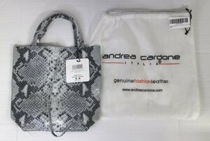 15 01437 ☆ andorea cardone italy 1083 アンドレアカルドーネ ハンドバッグ ミニ 2way ショルダー付き【アウトレット品】