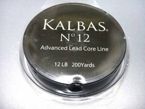 【未使用品】ラインスラック KALBAS(カルバス) No12 12lb 200yd レッドコアライン1