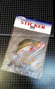 Dead Stock Team Daiwa Old Sticker ダイワ精工　チームダイワ　転写ステッカー　文字柄等がうつります。カッティング　シール