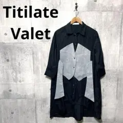 Titilate Valet ティティレートヴァレット 長袖ロングワンピース