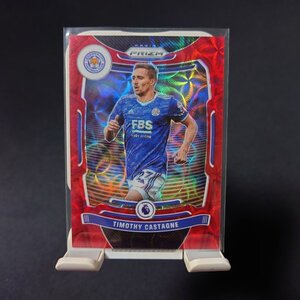 Timothy Castagne /29シリ Choice Red パラレル 2021-22 Panini Prizm Premier League Soccer ＃20 カスターニュ