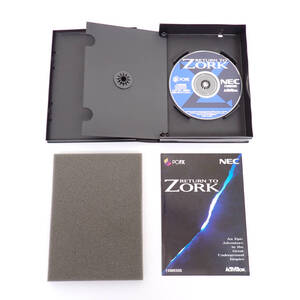 PC-FX RETURN TO ZORK 箱 説明書付き リターン・トゥ・ゾーク NEC