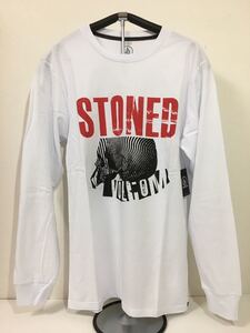 VOLCOM ボルコム A5102000WHT メンズ Mサイズ 長袖Tシャツ ロンティー デザインプリント Tee ホワイト 白色 ヴォルコム 新品 即決 送料無料