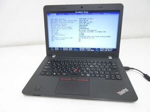 S3727S LENOVO Thinkpad E450 20DCCT01WW Coreｉ3-5005U 2.0GHｚ メモリ8GB HDD無し BIOS起動のみ確認 【ジャンク品】