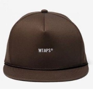 試着のみ 21AW WTAPS MILITIA CAP COPO TWILL ツイル キャップ Brown ブラウン 帽子 212HCDT-HT21 ダブルタップス　