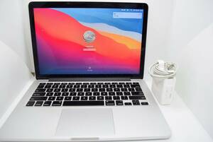 CB3499 Y MacBook Pro (Retina ,13-inch ,Mid 2014) A1502 Core i5 2.6GHz メモリ8GB SSD 256Gb 認定MacOS Big Sur 中古・純正充電器付