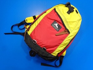 13338■美品 USA製 GREGORY DAYPACK グレゴリー デイパック 赤 黄 レッド イエロー デイアンドハーフ オールデイ リュック