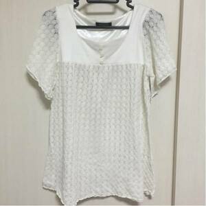 可愛い服白 中古品 サイズ165（？）M～L程度