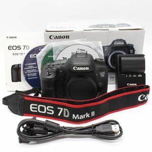 嬉しい元箱・説明書付き！■極上品■ CANON EOS 7D Mark IIボディ