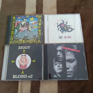 ZIGGY YELLOW POP ZOO&RUBY BLOND 007 CRAWL アルバム CD セット 4枚 ジギー 森重樹一 