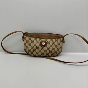 GUCCI オールドグッチ GGプラス レザー PVC ミニショルダーバッグ GG柄 アクセサリーコレクション 904.02.020