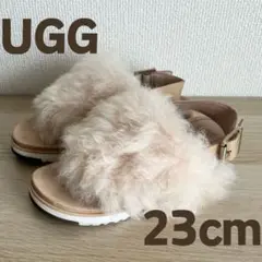 UGG ムートン ファーサンダル