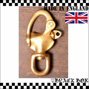 solid brass ソリッド ブラス 真鍮 無垢 生地 スイベル スナップシャックル レザークラフト カラビナ イギリス UK GB ENGLAND 英国製 17