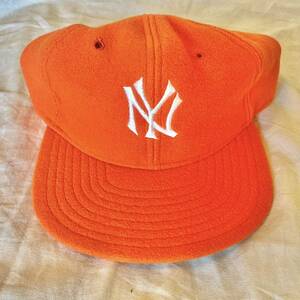 新品 NEW ERA NEW YORK YANKEES FITTED CAP COOPERS TOWN ニューエラ ヤンキース 7 3/8 クーパーズタウン オレンジ orange aime leon dore