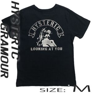 Mサイズ　Hysteric Glamour ヒステリックグラマー　ヒスガール　黒 Y2K　カットソー　ビンテージ　2000年代