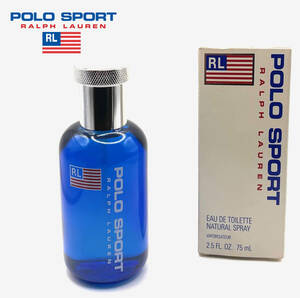 ★RALPH LAUREN ・POLO SPORT EAU DE TOILETTE NATURAL SPRAY 75ml・未使用・フィルム開封/展示/地下倉庫保管品