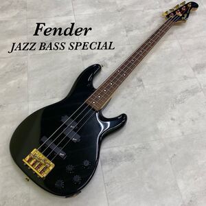 SU■ジャンク■ Fender フェンダー エレキベース JAZZ BASS SPECIAL ジャズベーススペシャル 黒 ブラック 日本製 ギター ベース 弦楽器