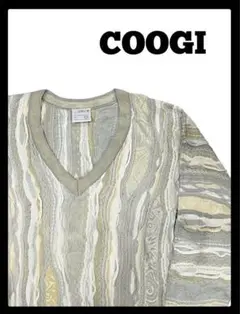 COOGI Vネック ニット オーストラリア製 古着 ヴィンテージ