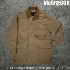 McGREGOR 70s ビンテージ ハンティング シャツ ジャケット