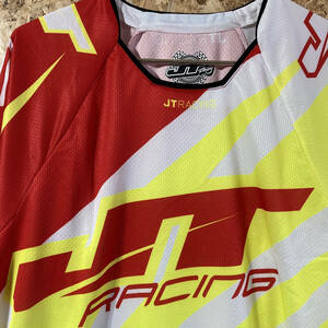 JT RACING オフロード ジャージ Tシャツ L レーシング バイク VMX ビンテージモトクロス