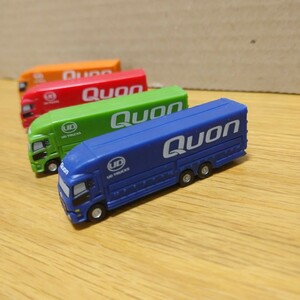 UD Trucks Thailand UDトラックス ロゴ 非売品 ノベルティ 車 置物 飾り クオン Quon トラック トレーラー セット minicar collection ②